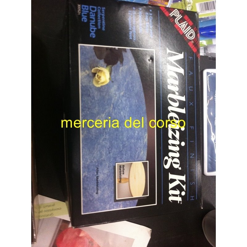 kit per marmorizzare sulle tonalita del blu